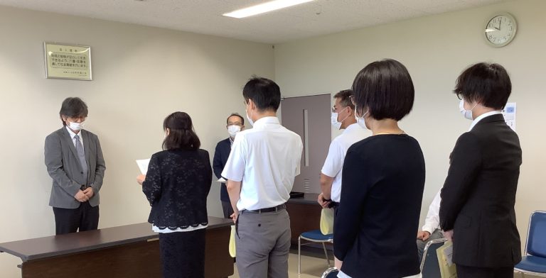 永年勤続表彰式を執り行いました